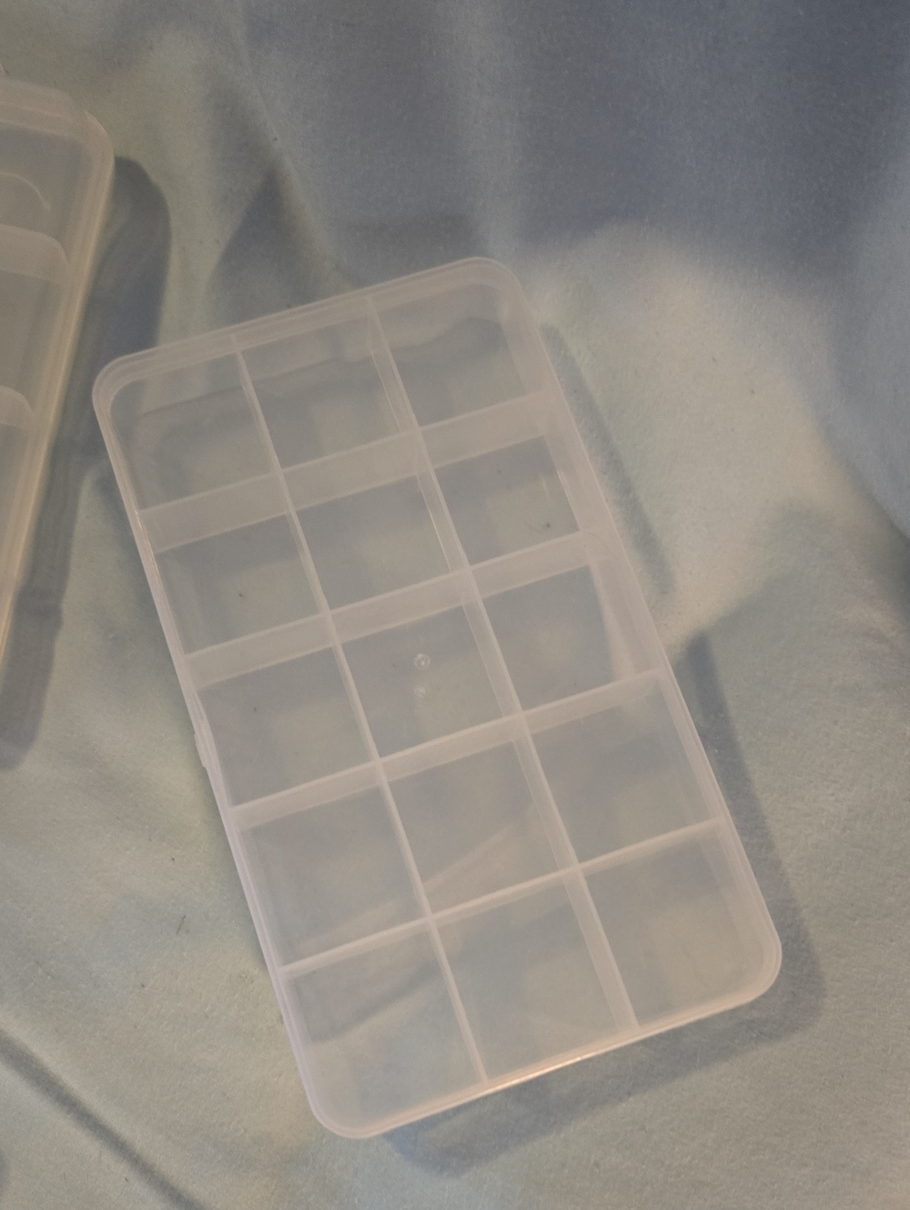 Clear Plastic Compartment Storage Boxes - Picture 3 of 4